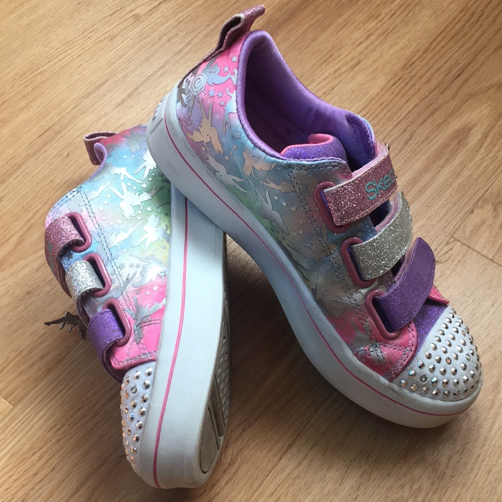 Girls Skechers Fairy Twinkle Toes Shoes